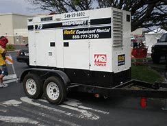 large generator white