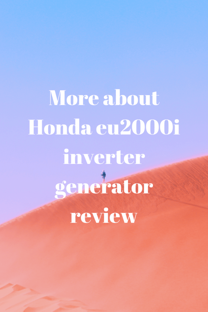 More about Honda eu2000i