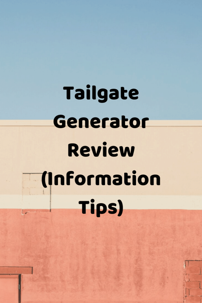Best Tailgate Generator Reviews (Tips) - Generators Zone