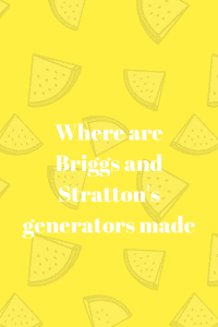 where are briggs and stratton
