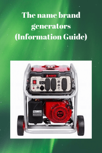 The name brand generators (Information Guide)