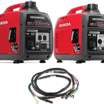 Honda EU2200i 2200W 120-Volt Portable Inverter Generator with Companion and Parallel Cables