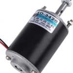 12/24V 30W High Speed CW/CCW Permanent Magnet DC Motor For
