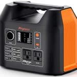 PRYMAX Portable Power Station, 300W Solar Generator 2019 Updated 298Wh CPAP Backup Battery Pack with LED Flashlight,110V/300W Pure Sine Wave,AC Outlet, QC3.0 USB,for Outdoors Camping Trav