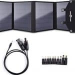 ROCKPALS Foldable 60W Solar Panel Charger for Suaoki/Jackery Explorer 240 / Webetop/Goal Zero Yeti/Paxcess Portable Power Station Generator and USB Devic