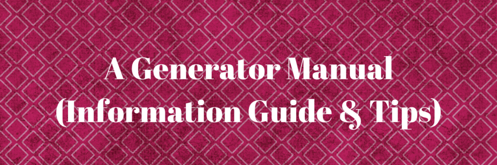 Manual (Information Guide & Tips)