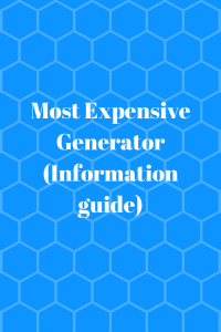 Most Expensive Generator