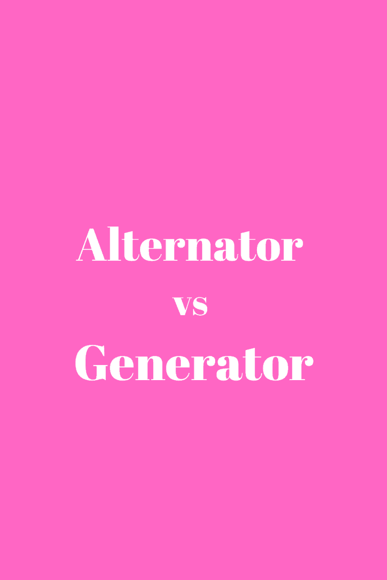 Alternator vs Generator Generators Zone
