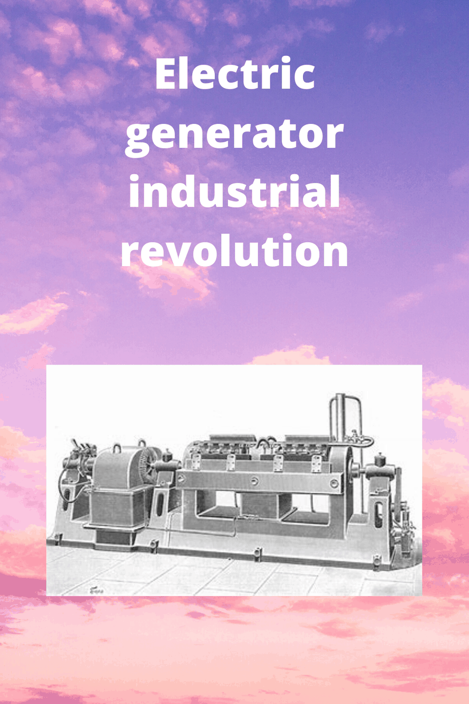 Electric Generator Industrial Revolution Generators Zone