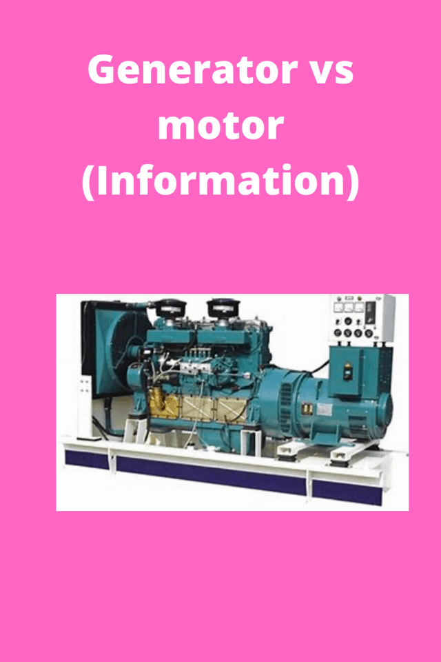 Generator vs Motor (Similarities And Differences) Generators Zone