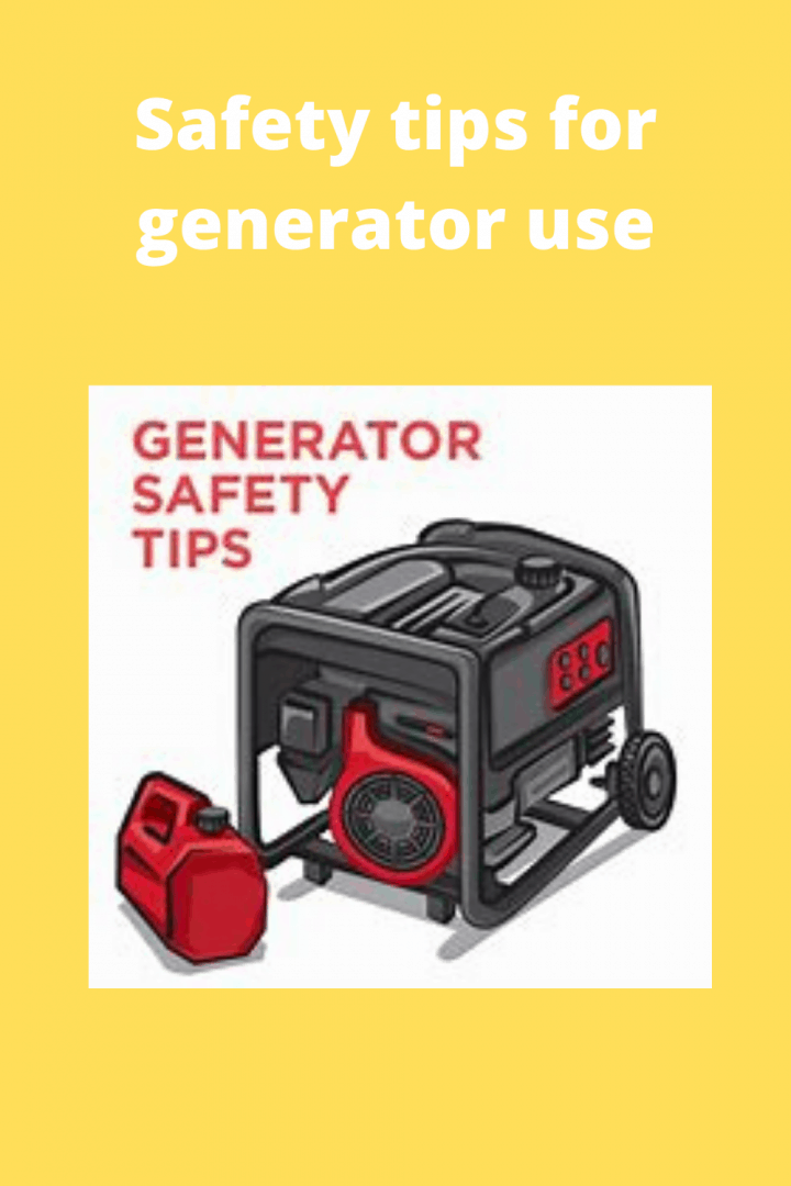Safety Tips for Generator Use (Information) Generators Zone