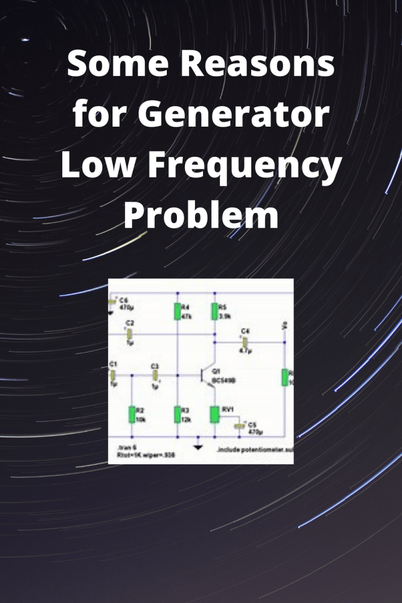 Some Reasons for Generator LowFrequency Problem Generators Zone