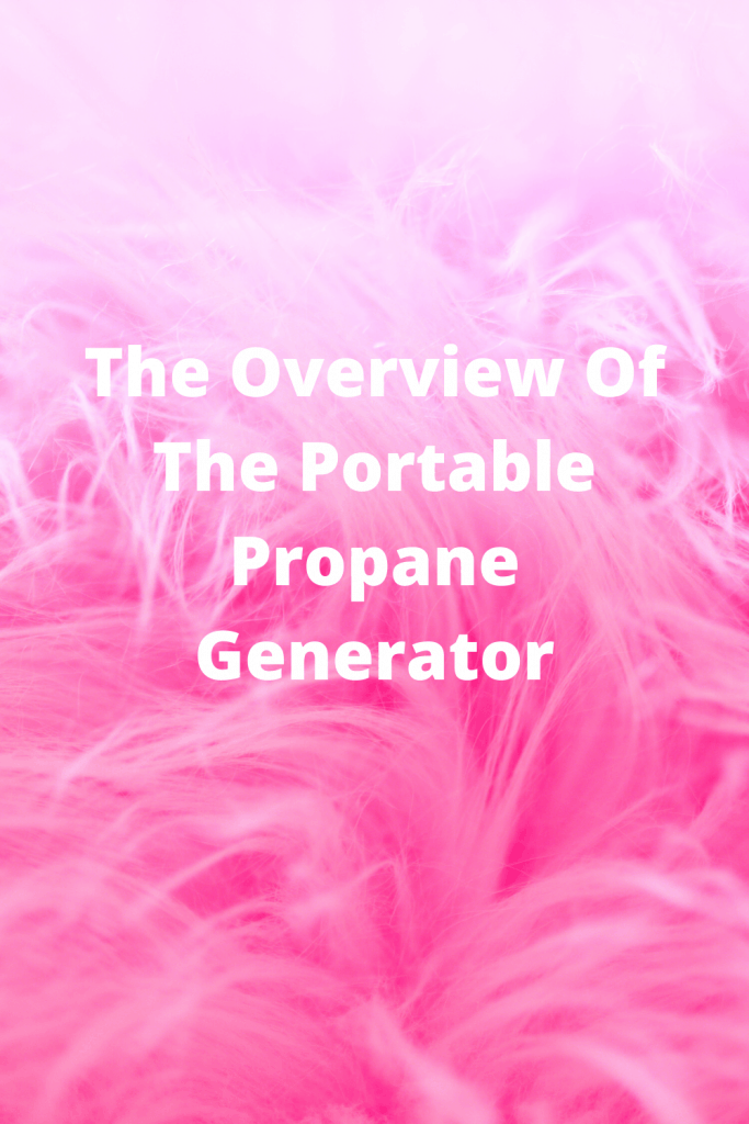 The Overview Of The Portable Propane Generator