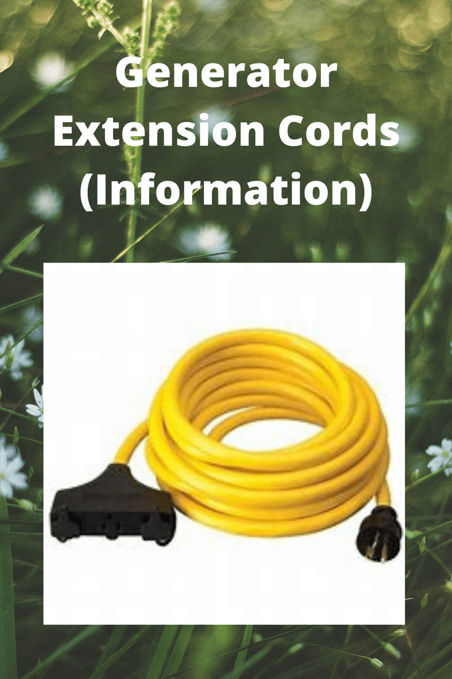 Best Generator Extension Cords (Guide 2023) Generators Zone
