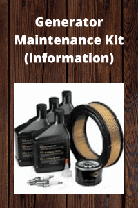 Generator Maintenance Kit