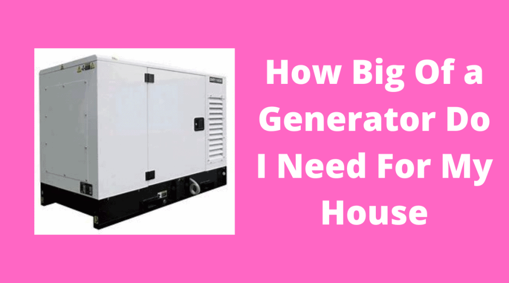 big generator for house