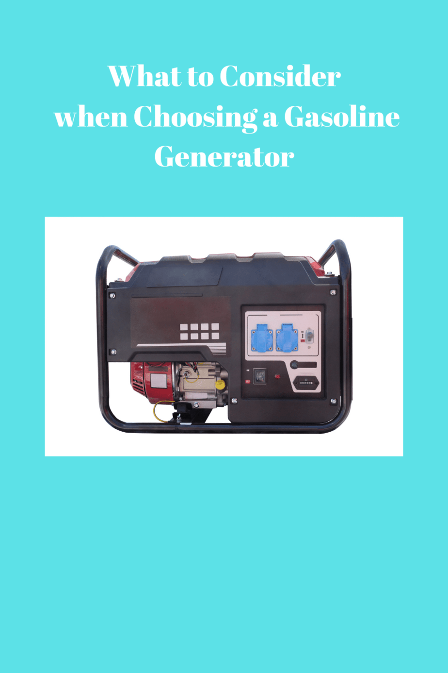 More about the Best Gasoline Generator Generators Zone