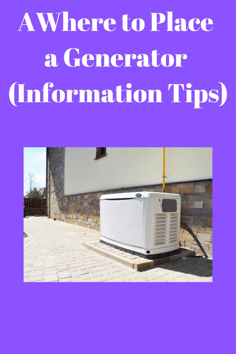 Where to Place a Generator (Information Tips) Generators Zone