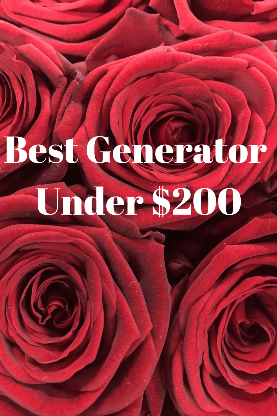 Best Generator Under 200 Buying Guide Generators Zone