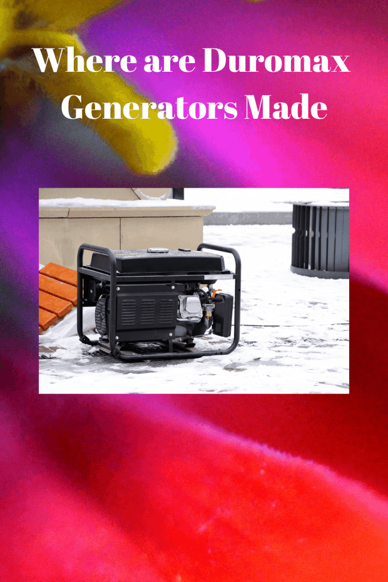 Where are Duromax Generators Made Generators Zone