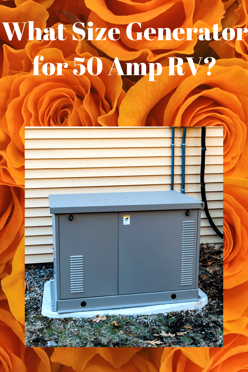 What Size Generator for 50 Amp RV? Generators Zone